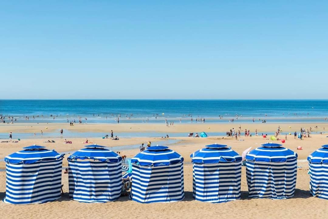 Charmant 2 Pieces A 5 Mn A Pied De La Mer Cabourg Exterior photo